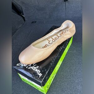 Size 12 - Sam Edelman - twin leather ballerina shoes - in perfect condition